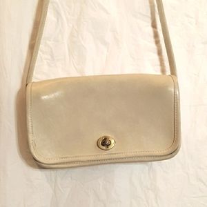 Authentic Vintage Coach Cream Cross Body #2